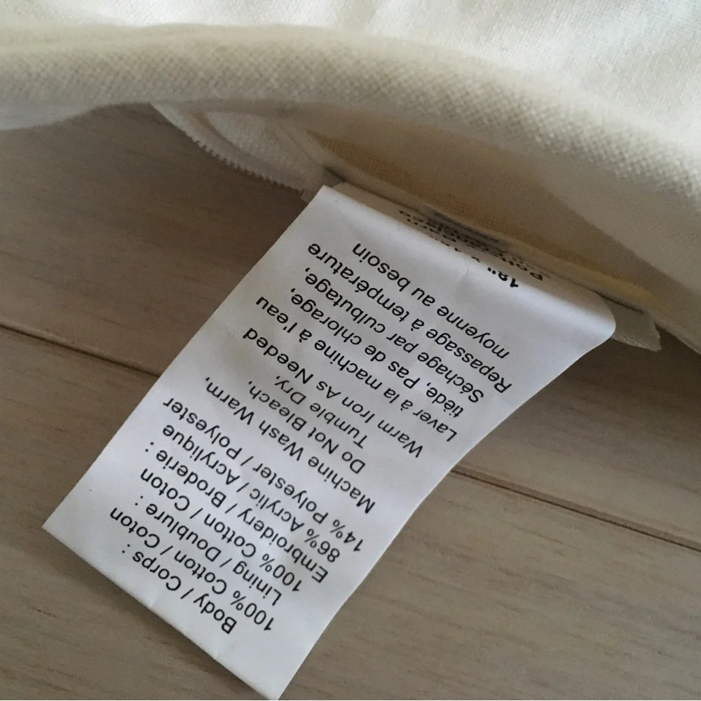 Pottery Barn cotton decorative